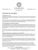 Tài liệu Cúm Dịch lan tràn Q&A ppt