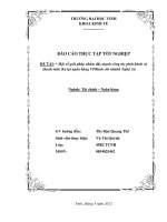Luận văn Một số giải pháp nhằm đẩy mạnh công tác phát hành và thanh toán thẻ tại ngân hàng VPBank chi nhánh Nghệ An