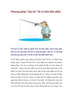 Tài liệu Phương pháp “cấp tốc” để có tính kiên nhẫn docx