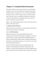 Tài liệu DocBox the Definitive Guide-Chapter 2. Creating DocBook Documents pptx