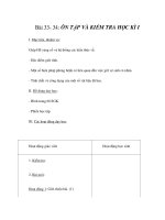 Tài liệu Gíao án 6 - ÔN TẬP VÀ KIỂM TRA HỌC KÌ I ppt