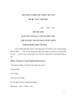 Tài liệu ĐƠN ĐỀ NGHỊ ĐĂNG KÝ LÀM ĐẠI LÝ CHUYỂN PHÁT THƯ CHO TỔ CHỨC CHUYỂN PHÁT NƯỚC NGOÀI doc