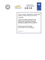 Tài liệu UNITED NATIONS DEVELOPMENT PROGRAMME pptx