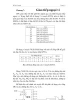 Tài liệu đồ án vi mạch hệ vi xử lý 8085A, chương 7 docx