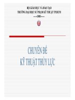 Bài tập thủy lực SPKT