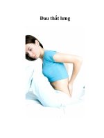 Tài liệu Đau thắt lưng ppt