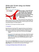 Tài liệu Khám- phá -10 -tính- năng- của- Adobe -Reader- 8 và 9 pptx