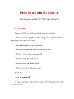 Tài liệu Phác đồ cấp cứu sốc phản vệ pptx