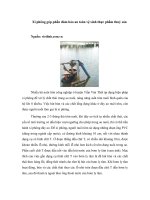 Tài liệu Xi phông góp phần đảm bảo an toàn vệ sinh thực phẩm thuỷ sản docx