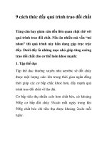 Tài liệu 9 cách thúc đẩy quá trình trao đổi chất pptx