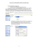 Tài liệu Cách sử lý sự cố khi đèn link (ADSL) trên modem sáng pptx