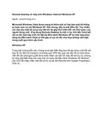 Tài liệu Remote Desktop từ máy tính Windows Vista tới Windows XP doc