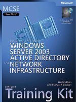 Tài liệu Window Server 2003 Active Directory Network Infrastructure pptx