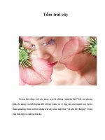 Tài liệu Tắm trái cây pdf