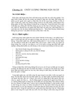 Tài liệu CHƯƠNG 16: CHẤT LƯỢNG TRONG SẢN XUẤT pptx