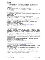 Tài liệu INTERNET INFORMATION SERVICES ppt