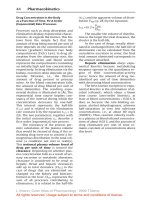 Tài liệu Color Atlas of Pharmacology (Part 5): Pharmacokinetics docx