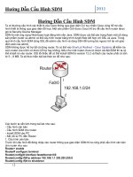 Hướng dẫn cấu hình SDM 