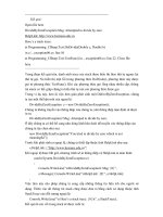 Tài liệu XỬ LÝ NGOẠI LỆ phần 3 pptx