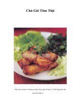 Tài liệu Chả Giò Tôm Thịt ppt