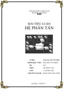 VAI TRÒ của TRẬT tự hóa và vấn đề gắn bó dữ LIỆU 