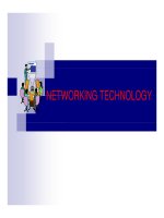 Tài liệu Bài gảng: NETWORKING TECHNOLOGY pptx