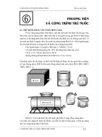 Tài liệu Phương tiện và công trình trữ nước pdf