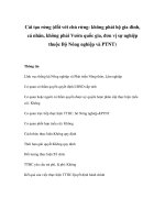 Tài liệu Cải tạo rừng (đối với chủ rừng: không phải hộ gia đình, cá nhân, không phải Vườn quốc gia, đơn vị sự nghiệp thuộc Bộ Nông nghiệp và PTNT) pdf