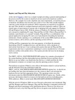 Tài liệu Registry and Plug and Play Subsystem pptx