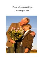 Tài liệu Phòng bệnh cho người cao tuổi lúc giao mùa pdf