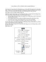 Tài liệu Các công cụ vẽ và tô màu với Flash MX phần 1 docx