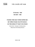Tài liệu Tiêu chuẩn Việt Nam : Hệ thống phanh ppt
