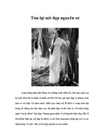 Tài liệu Tìm lại nét đẹp nguyên sơ pptx