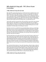 Tài liệu Điều chỉnh hệ số công suất – PFC ppt