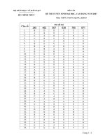 Tài liệu Đáp án Tiếng Trung Khối D năm 2007 pptx