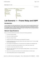 Tài liệu Lab Scenario 1 -- Frame Relay and OSPF pdf