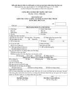 Tài liệu Mẫu giấy đăng ký kiểm tra chất lượng, vệ sinh an toàn thực phẩm hàng hóa thủy sản pdf