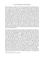 Tài liệu Lợi thế tương đối của David Ricardo doc