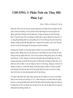 Tài liệu Phân Tích Chi Phí và Lợi Ích - CHƯƠNG 3: Phân Tích các Thay Đổi Phúc Lợi pptx