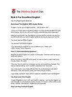 Rule 6 for excellent english 