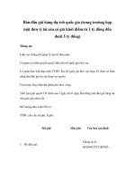 Tài liệu Bán đấu giá hàng dự trữ quốc gia (trong trường hợp một đơn vị tài sản có giá khởi điểm từ 1 tỷ đồng đến dưới 5 tỷ đồng) pptx