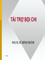 Tài liệu Tài chính công ĐH_ Chương 9 pptx