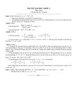 Tài liệu Thi thử đại học khối A môn Toán ppt
