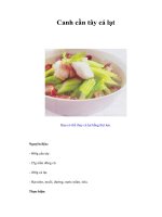 Tài liệu Canh cần tây cá lạt pptx