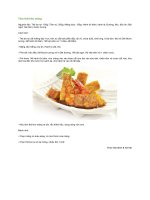 Tôm thịt kho măng 