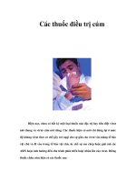 Tài liệu Các thuốc điều trị cúm ppt