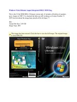 Tài liệu Windows Vista Ultimate August Integrated DELL OEM Eng pdf