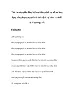 Tài liệu Thủ tục cấp giấy đăng ký hoạt động dịch vụ hỗ trợ ứng dụng năng lượng nguyên tử (trừ dịch vụ kiểm tra thiết bị X-quang y tế) doc