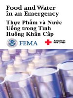 Tài liệu Thực Phẩm và Nước Uống trong Tình Huống Khẩn Cấp pptx