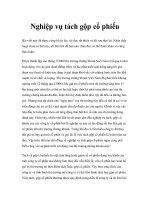 Tài liệu Nghiệp vụ tách gộp cổ phiếu docx